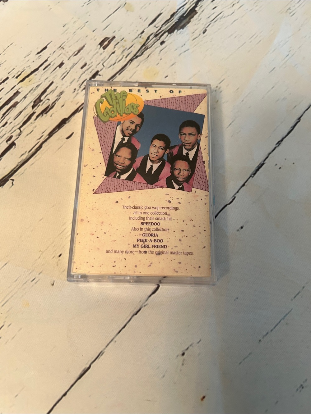The Colts Cassette Tape - Vintage Doo Wop Compilation - Beige & Purple